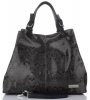 Kožené kabelka shopper bag Vittoria Gotti šedá V898GPIT
